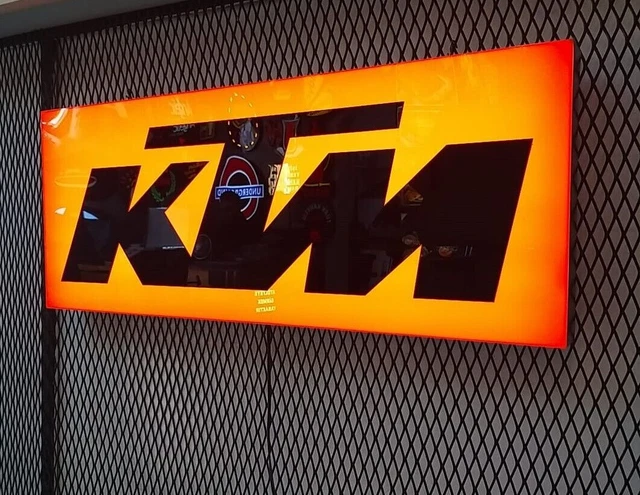 Insegna luminosa a LED KTM | Lampada da parete per officina KTM | Articolo...