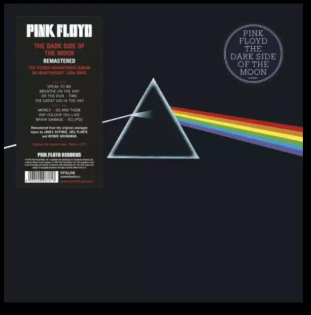 Sent Tracked Pink Floyd - Dark Side Of The Moon - Remastered 180G Vinyl LP New