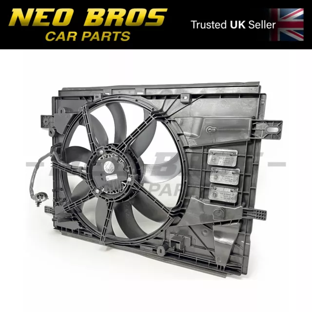 OE Radiator Cooling Fan Shroud Citroen Peugeot Vauxhall 4pin 9805897480