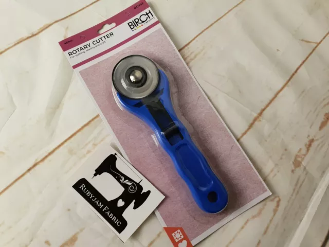 Birch brand Rotary Cutter, 45mm, sewing quilting, craft, for cutting fabric