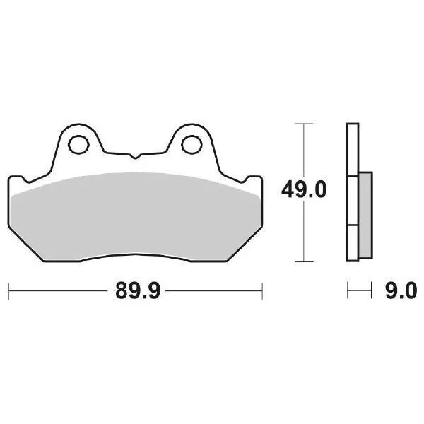 Plaquettes Frein Avant Dx-Sx Honda CB F Bol Dor Fz / Fa/Fb/F2B SC01 900 81>81