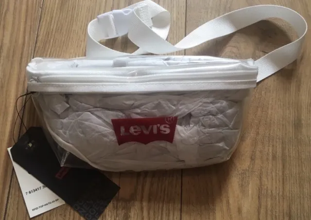 BNWT Levi's Bum Bag Banana Sling - Clear - RRP £30