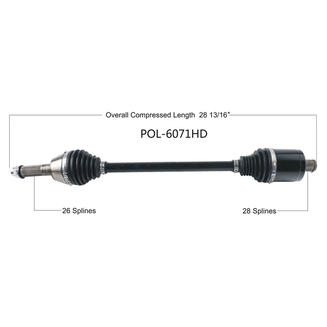 OPEN TRAIL POL-6071HD HD 2.0 Axle