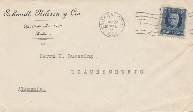 1921: Habana To Braunschweig