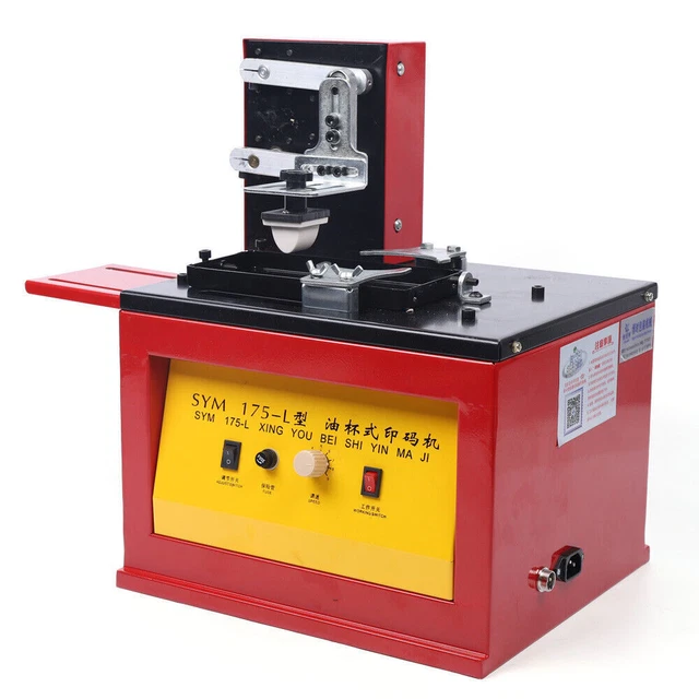 Automatic Pad Printer Logo Barcode Electric Indirect Gravure Printing Machine US