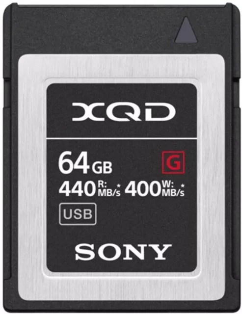 Sony QD-G64F XQD-Karte 64GB G-Serie 440MB/Sekunde | XQD Speicherkarten