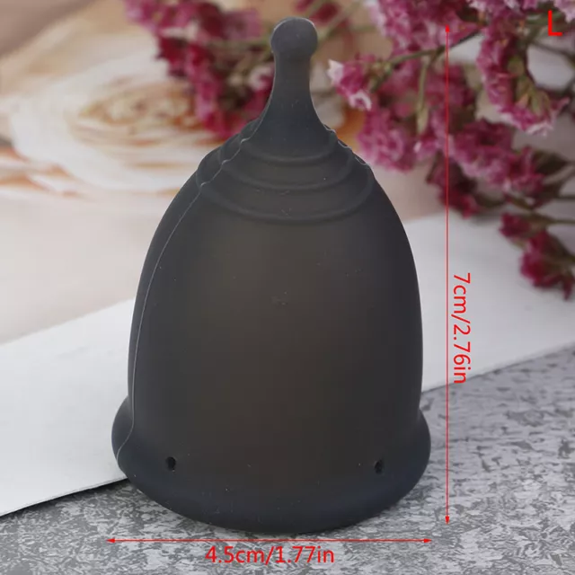 Menstrual Cup Medical Grade Soft Silicone Moon Lady Period Hygiene Reusable Cups