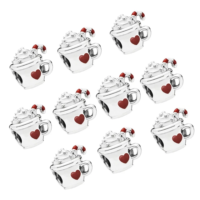 10 Pcs Jewelry Making Pendants Beaded Bracelets Beads Hand Jewelry Metal