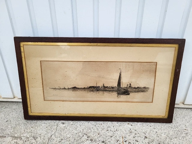 Gravure ancienne de Port Vendres