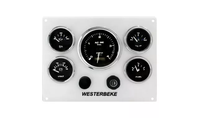 Westerbeke Engine marine instrument Panel Pré Câblé USA Fait En