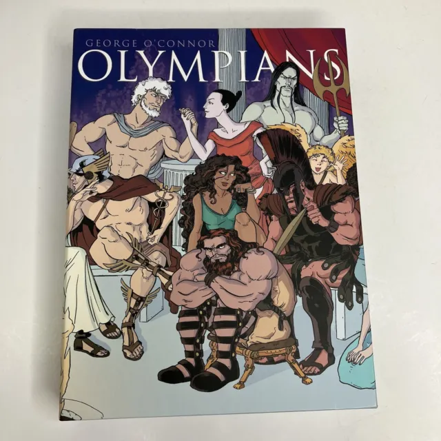 Olympians Boxed Set Books 1-6: Zeus, Athena, Hera, Hades – 2014 With Poster
