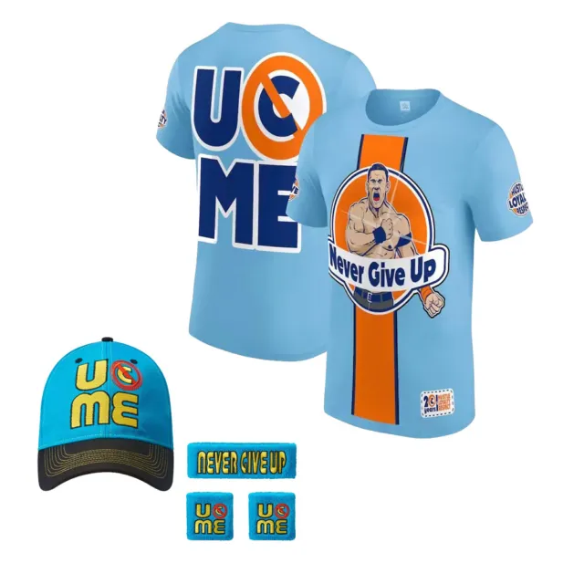 T-shirt braccialetti cappello per jogger uomo bambini ragazzi berretto John Cena cosplay 2024