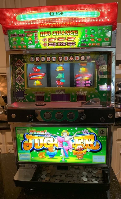 KITAC JUGGLER GIRL Big Chance Pachislo Skill Stop Token Slot