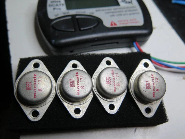 4 TRANSISTORS 2SB557 Tested good on ATLAS DCA 75 Pro £23.28 - PicClick UK