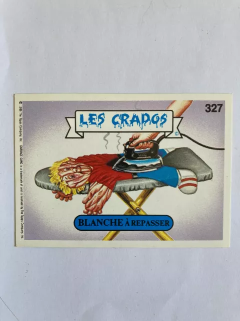 Carte autocollant 327 Les Crados 2 - Blanche à repasser sticker Art Spiegelman