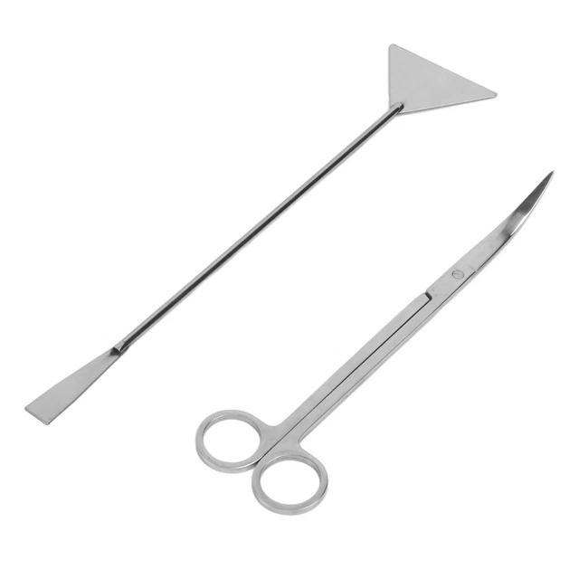 Aquarium Aquascape Tools Kit 4 In 1 Multifunction Stainless Steel Aquatic Pl Rol