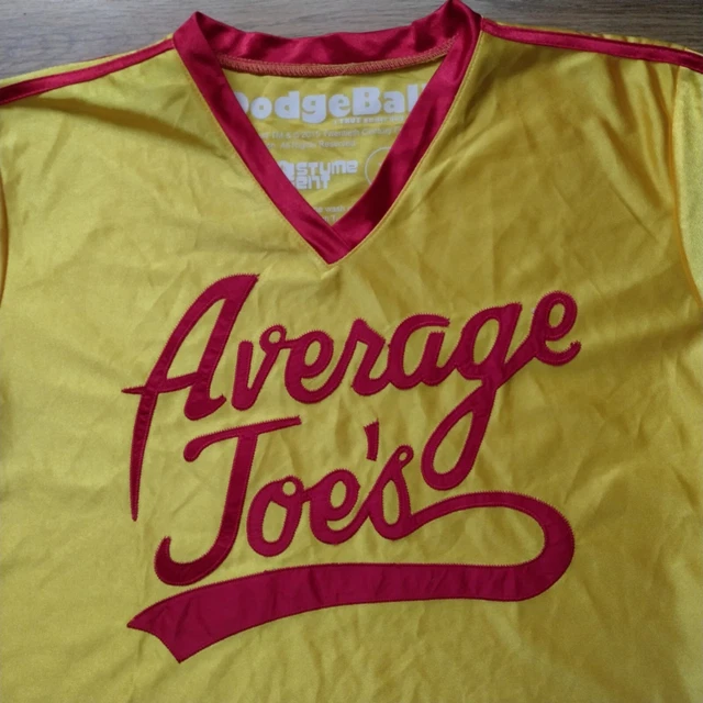 DodgeBall 2015 dvd Movie Average Joe's Costume Agent Official Jersey Shirt XL