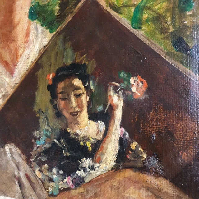 Antico Dipinto Del'900/Ritratto Del Pittore Antonio Mancini. 3