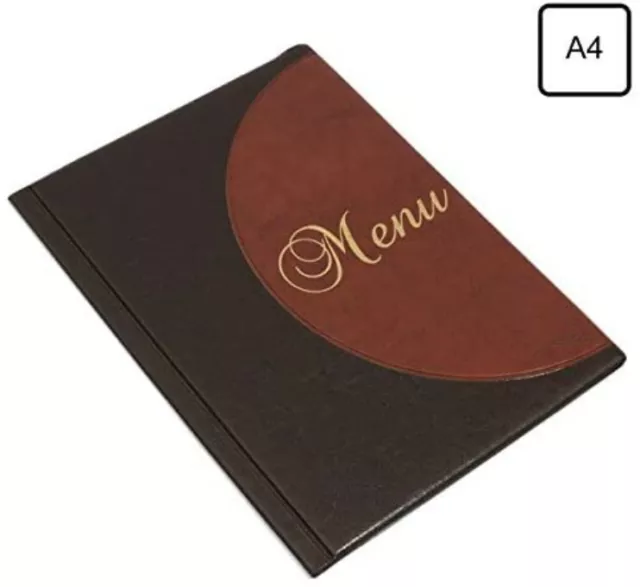 Speisekarte Menükarte Kunstleder Tischkarte Restaurant DINA4 12 Seiten 6 Folien