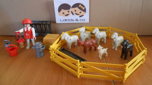 LOT PLAYMOBIL VINTAGE (1974) COUNTRY FERME FERMIERE ENCLOS MOUTON CHEVRE EUR 14,90 - PicClick FR