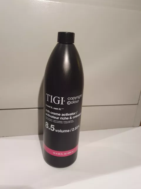 Tigi Copyright farbreicher cremereicher Aktivator 8,5 Vol 2,55% 1000ml bitte Beschreibung lesen