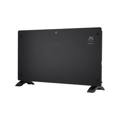 ARLEC 2400W BLACK Grid Connect Glass Panel Heater Freestanding or wall  mount $299.99 - PicClick AU