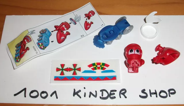 Kinder K00 N°76 Westernlokomotiven - Indianer + Stickers + Bpz