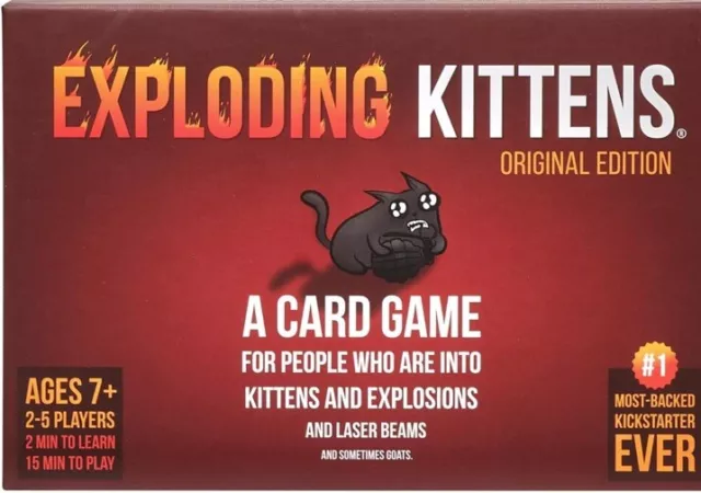 Exploding Kittens Card Game - Original Edition, Fun Family Games