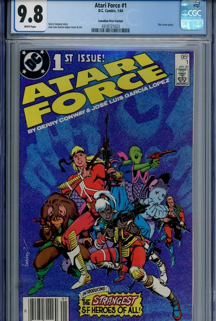 Atari Force Vol 2 #1 DC CGC 9.8 NM/M (1984) Canadian Variant