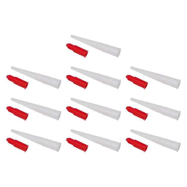 Ugelli Cartuccia 10 Ugelli Per Cartuccia Silicone Con Tappi Ricambio Per D 912347 - Foto 8