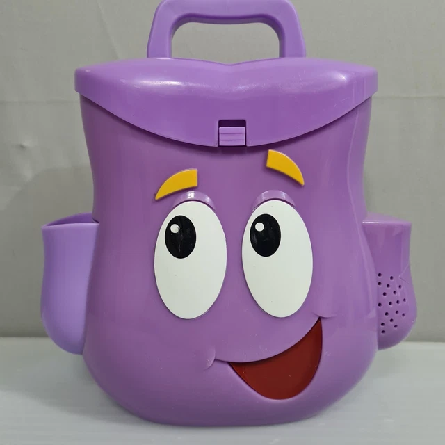 DORA THE EXPLORER Talking Purple Backpack 2010 Works Mattel Toy