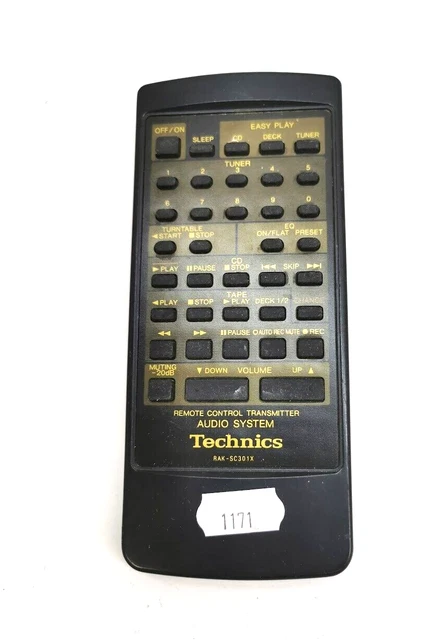 Télécommande Technics RAK-CH729WH - D'occasion - Fonctionnelle