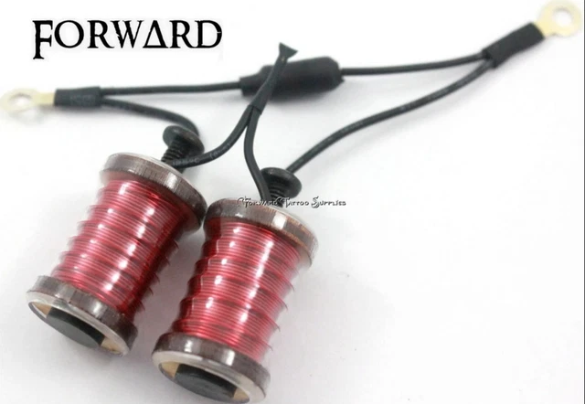 Máquina de tatuaje de 1,25" 8-32 7,5 envolturas lavadora de madera transparente retráctil cables rojos negros EE. UU.