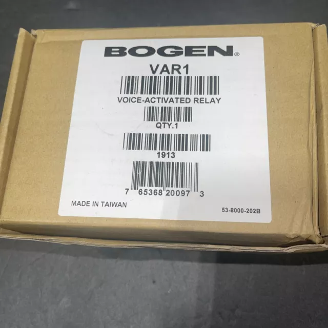 BogenVar1 Voice-Activated Relay 65368 20097 3 New