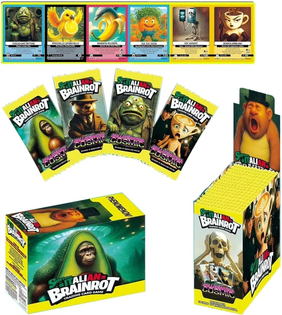 Skifidol Italian Brainrot Trading Cards - x24 Packs Skifidol Italian Brainrot Trading Cards - x24 Packs