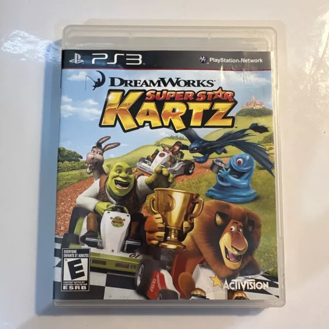 DreamWorks Super Star Kartz Sony PlayStation 3 PS3 2011 Game Complete Tested