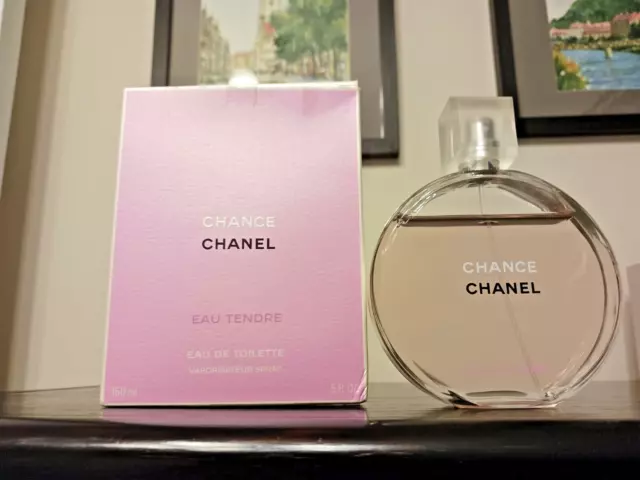 CHANEL CHANCE EAU Tendre Eau De Toilette 5 oz/ 150 ml READ