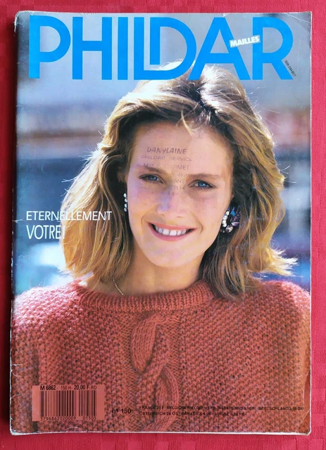 Catalogue De Laine Phildar N°152 - Automne-Hiver 1987 - Pour Femme - Ancien En Bon État
