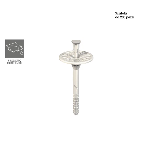 Tecfì 200 Dowels Ø 10x110 IN Hdpe for Coats With Biker Nylon Reinforced