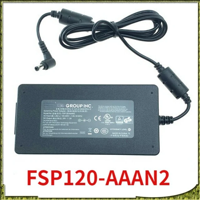 Power Supply Charger 24V 5A Medical Power Adapter FSP120-AAAN2 for IPC 5.5x2.5mm
