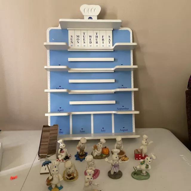 DANBURY MINT PILLSBURY Doughboy Perpetual Calendar All Figures & Tiles