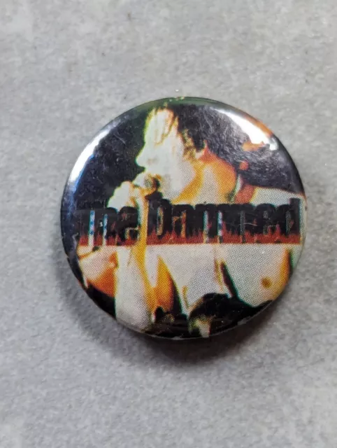 Vintage 80s The Damned Pin Badge Purchased Around 1986