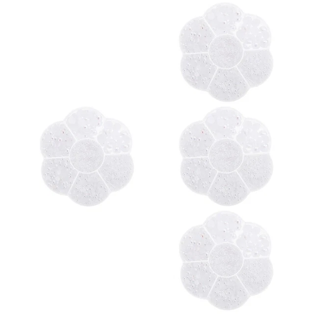 4 cajas con prácticos protectores de uñas delicadas cuentas de uñas media piel decorativa