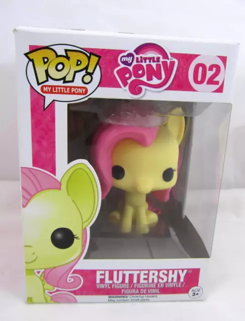 Pop Funko Fluttershy 02 My Little Pony Vinyly Figure Bobblehead In Box