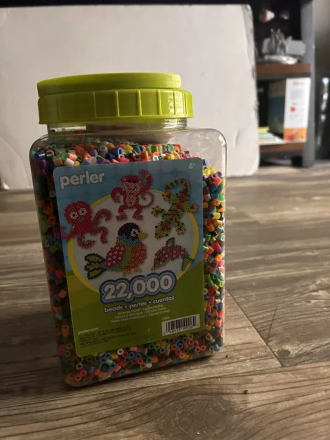 Cuentas fundidas Perler 22.000/paquete multicolor sin abrir
