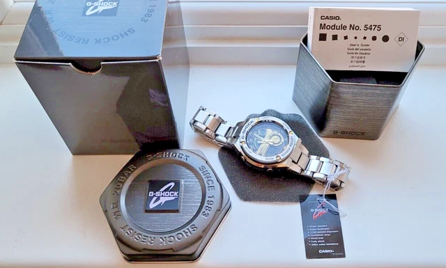 MENS WATCH CASIO G Shock Gst 210D 5475 G Steel Gold Mans Watches Mens Shirts Vgc 159.99 PicClick UK