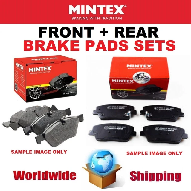 Kit Freins (disques + Plaquettes) MINITEX Pour Mini Clubman R55 Cooper S 1.6 (2007-2015)