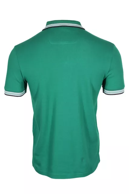 HUGO BOSS Paddy Men’s Cotton Polo Shirt With Logo in Dark Green 50468983-309 3