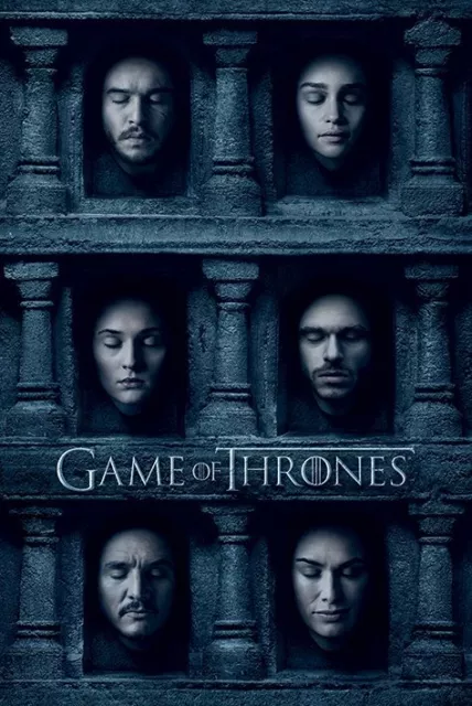 Game Of Thrones Hall Of Faces Maxi Poster  91.5 X 61 Cm Official Merchandise