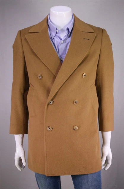 Tailor Watanabe Sartoria Bespoke Camel Cashmere-Vicuna Modern Fit Overcoat 38S Tailor Watanabe Sartoria Bespoke Camel Cashmere-Vicuna Modern Fit Overcoat 38S